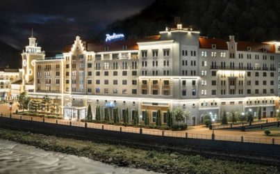 «Рэдиссон Роза Хутор» отель «Radisson Hotel Rosa Khutor» 4* Эсто-Садок